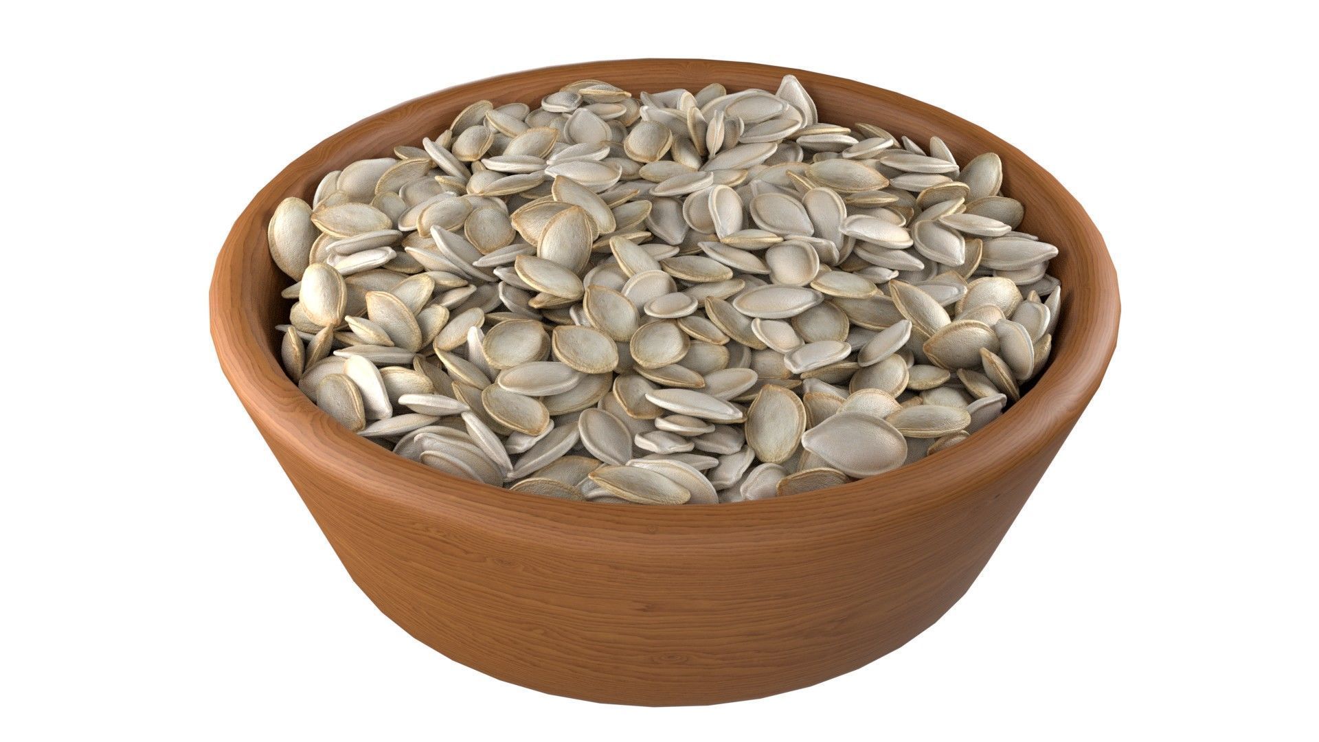 Bean and Seeds collection v1 Low-poly 3D model_11
