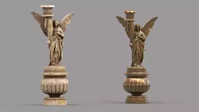 candle holder statue 