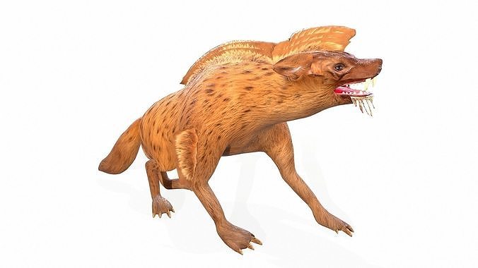 Hyena Low-poly 3D model