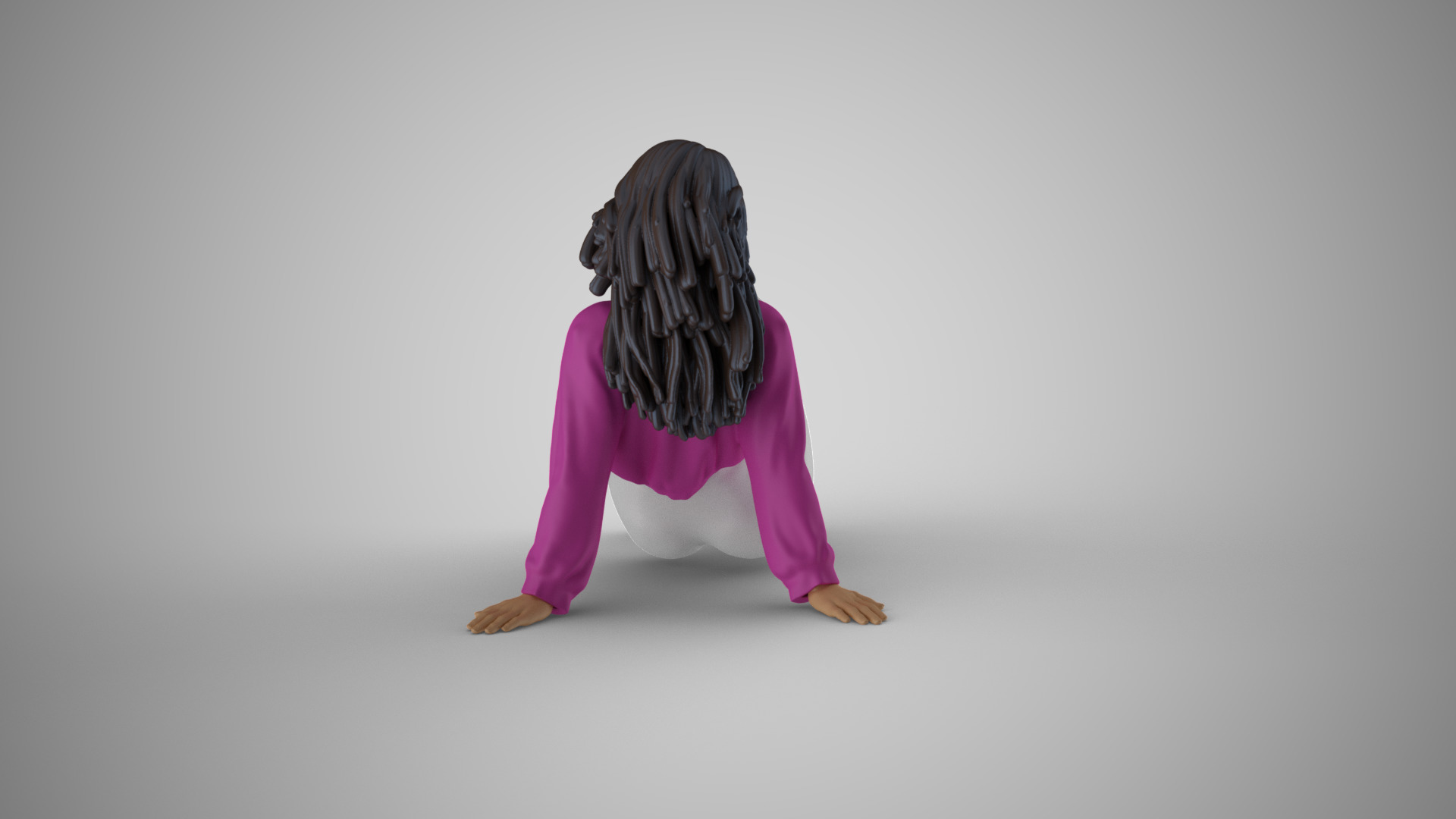 Velvet Gaze  3D print model_5