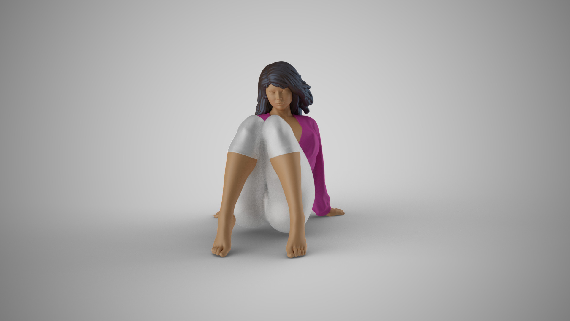 Velvet Gaze  3D print model_1