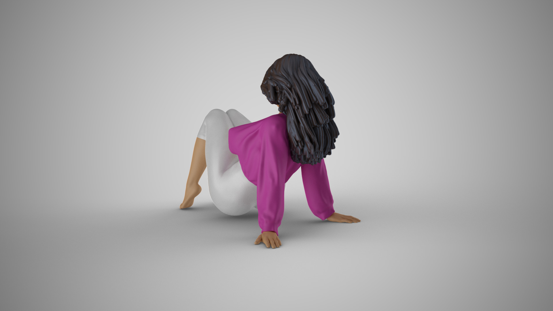 Velvet Gaze  3D print model_6