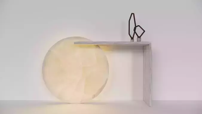 Modern Console Marble