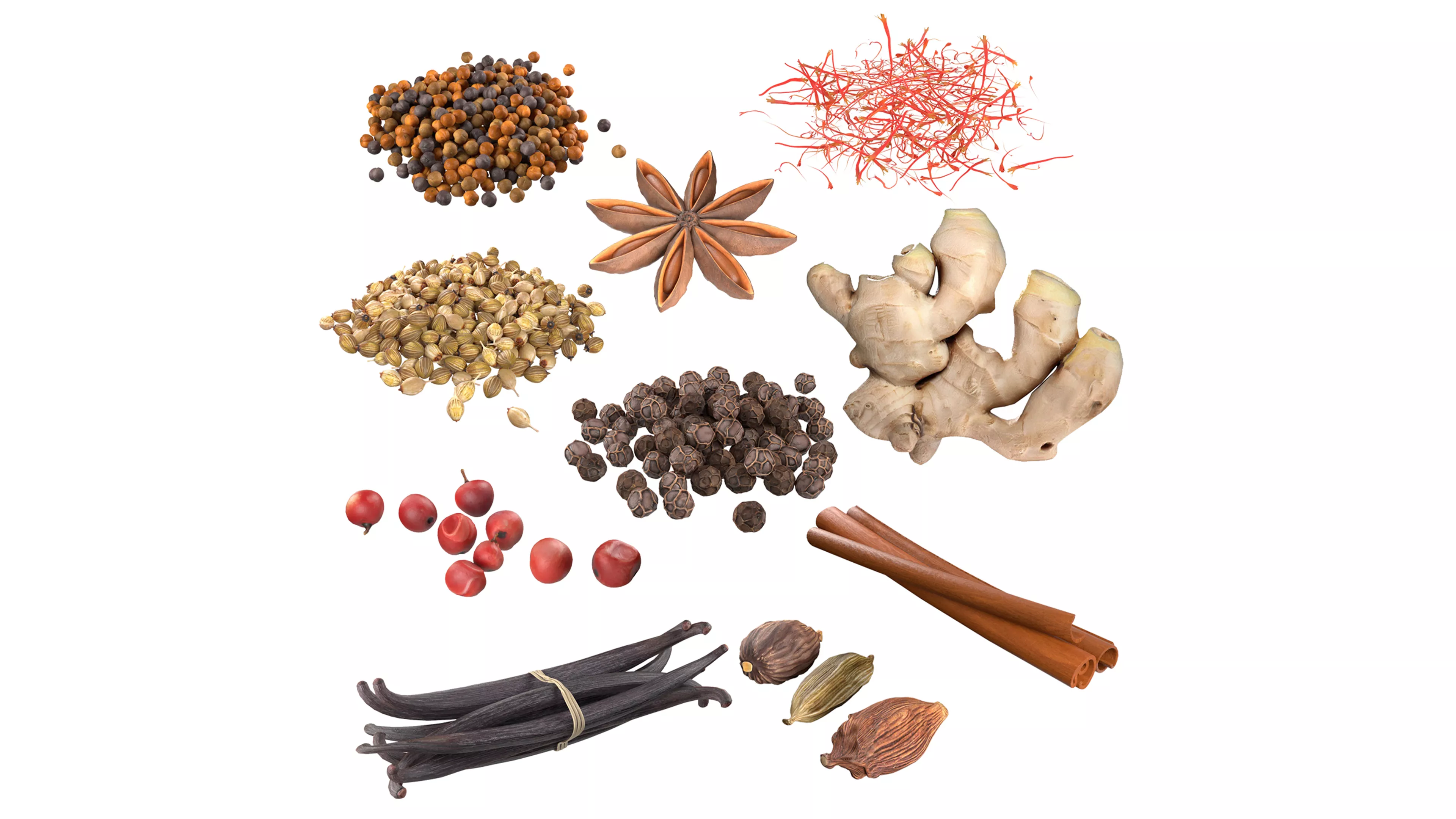 Spice Collection v2 Low-poly 3D model
