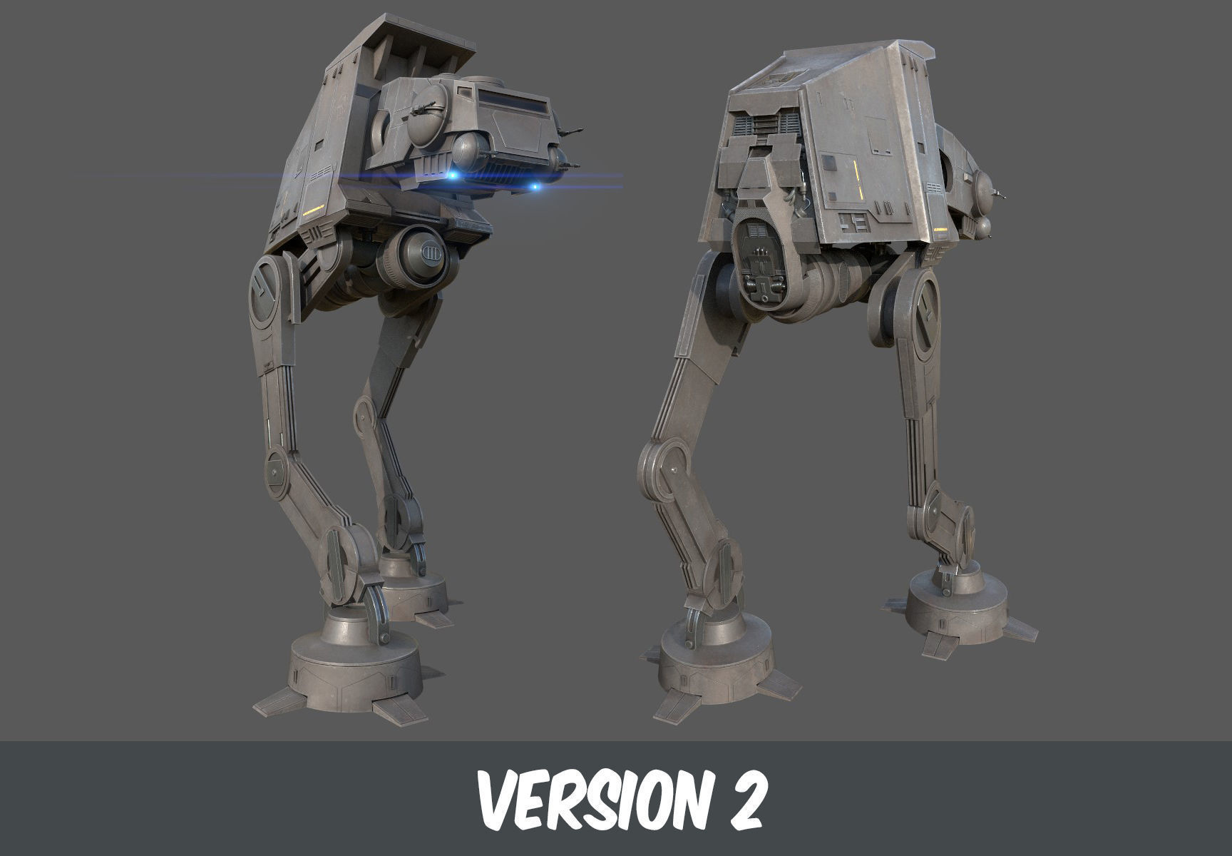 AT-UT Walker Low-poly 3D model_26