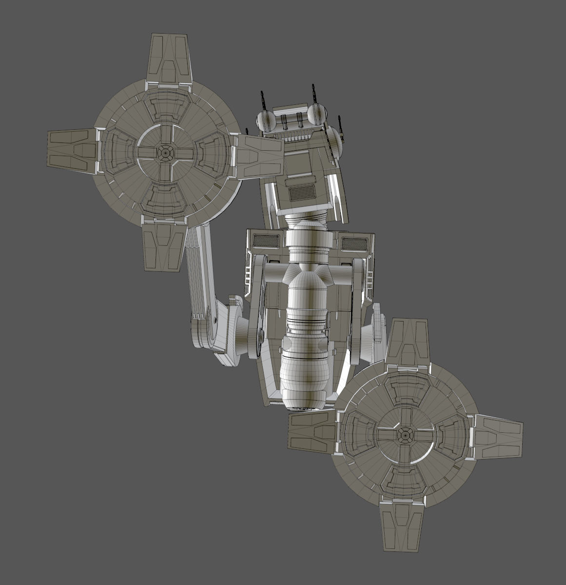 AT-UT Walker Low-poly 3D model_33