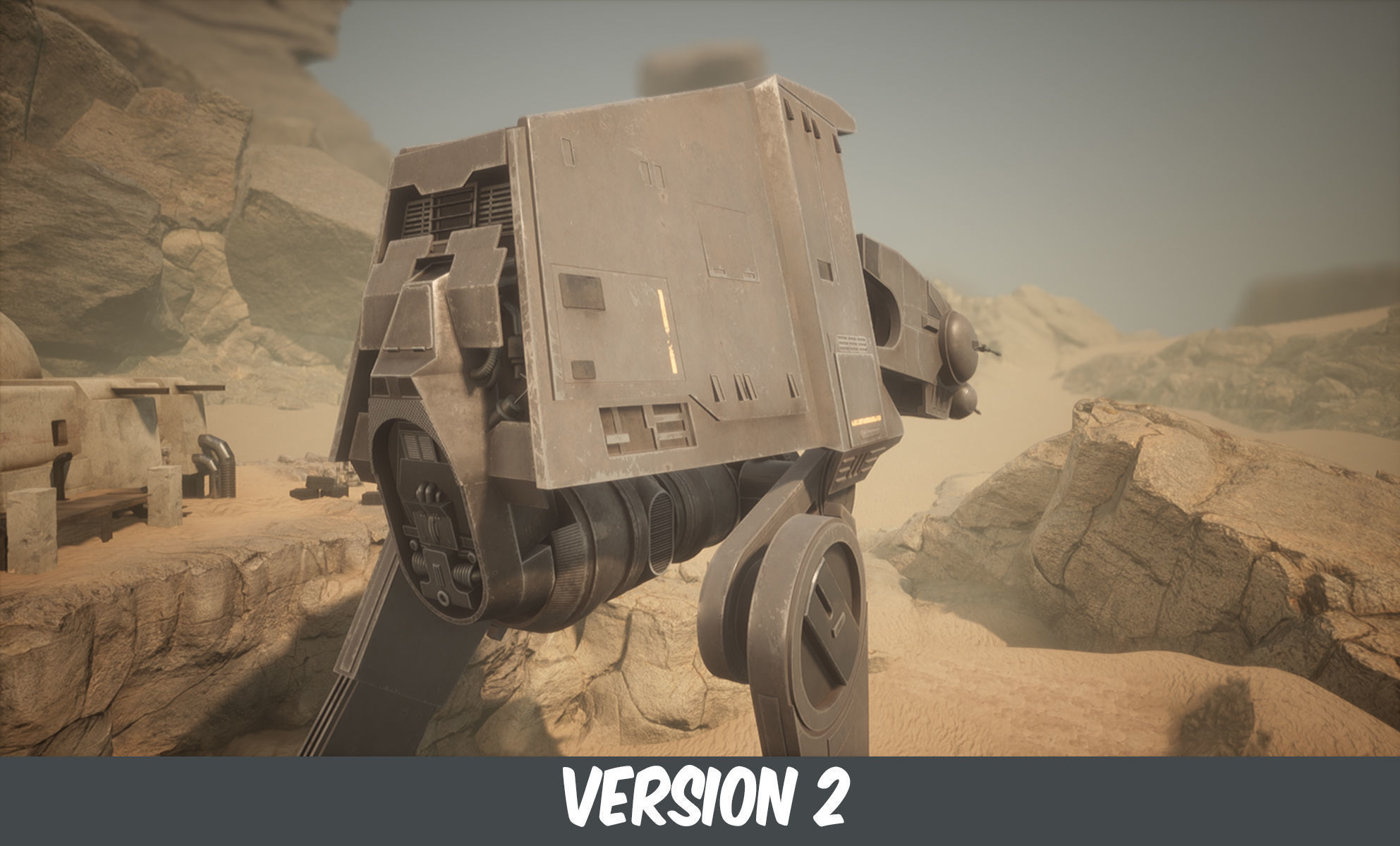AT-UT Walker Low-poly 3D model_2