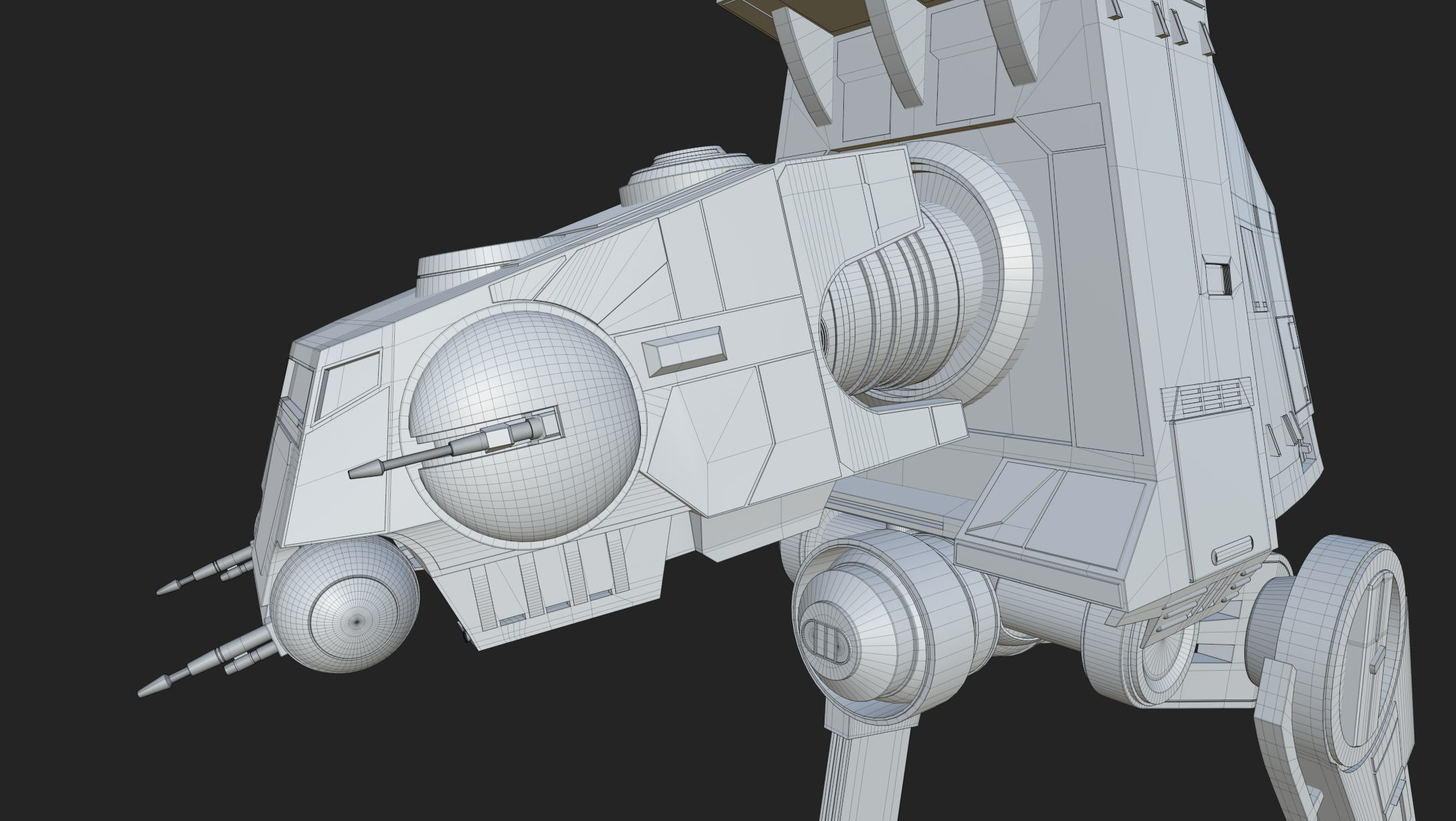 AT-UT Walker Low-poly 3D model_35
