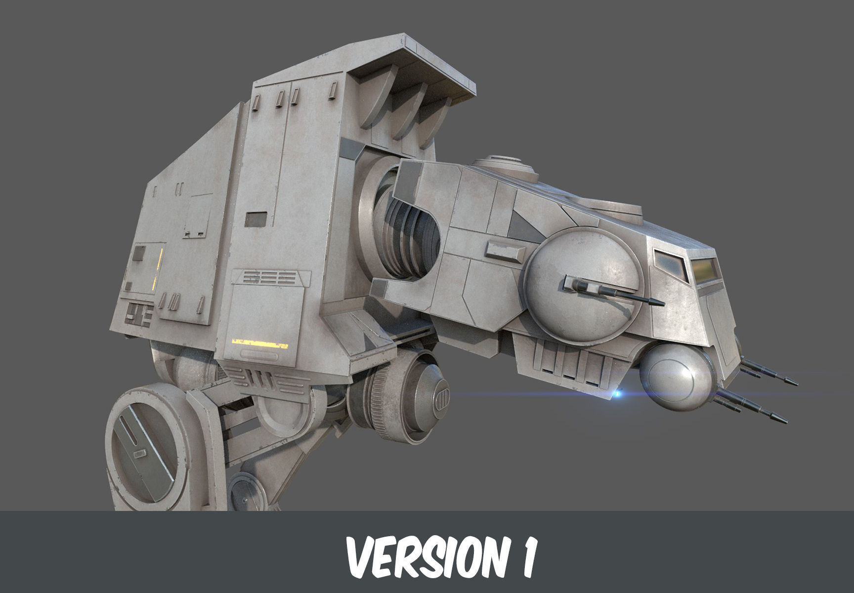 AT-UT Walker Low-poly 3D model_20