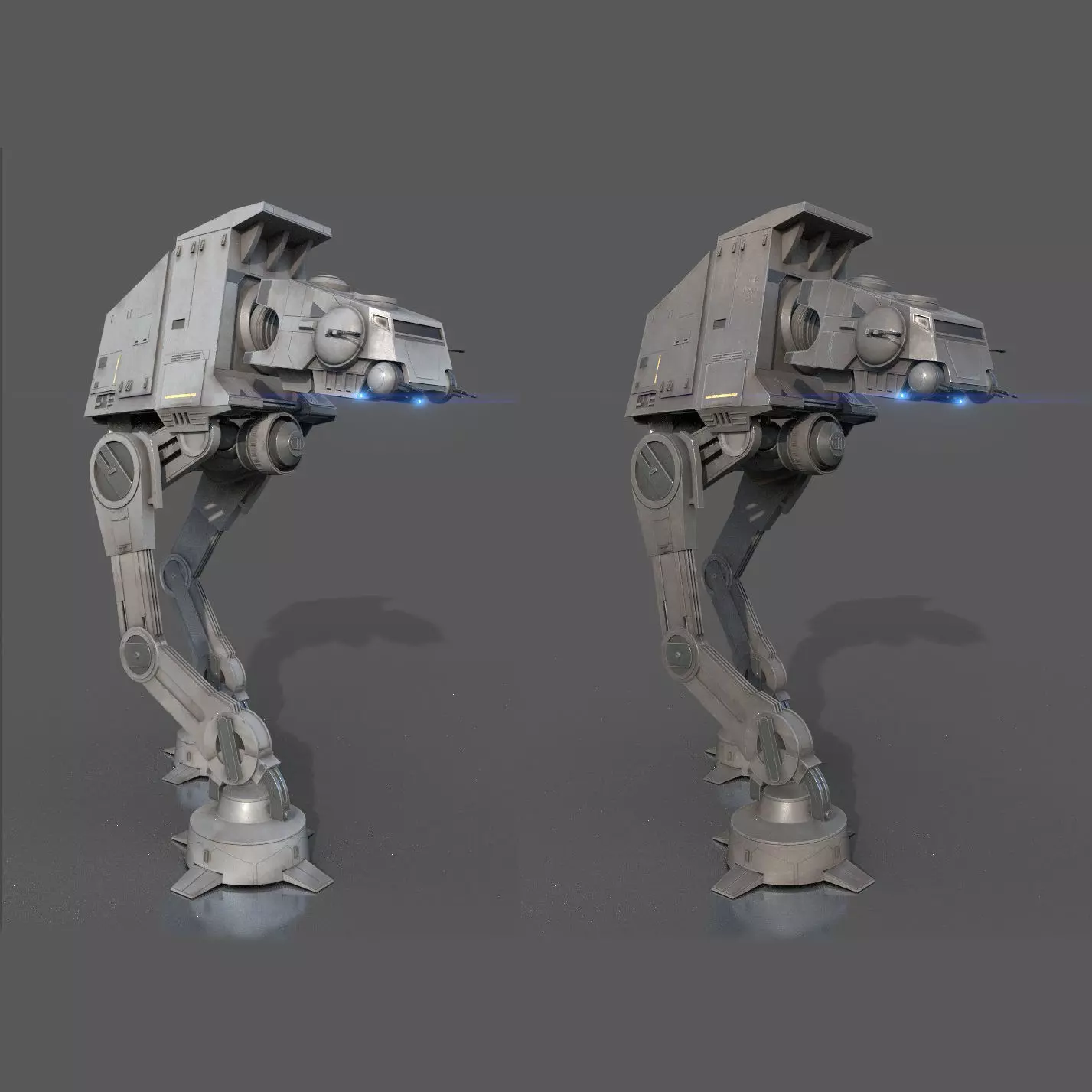 AT-UT Walker Low-poly 3D model_0