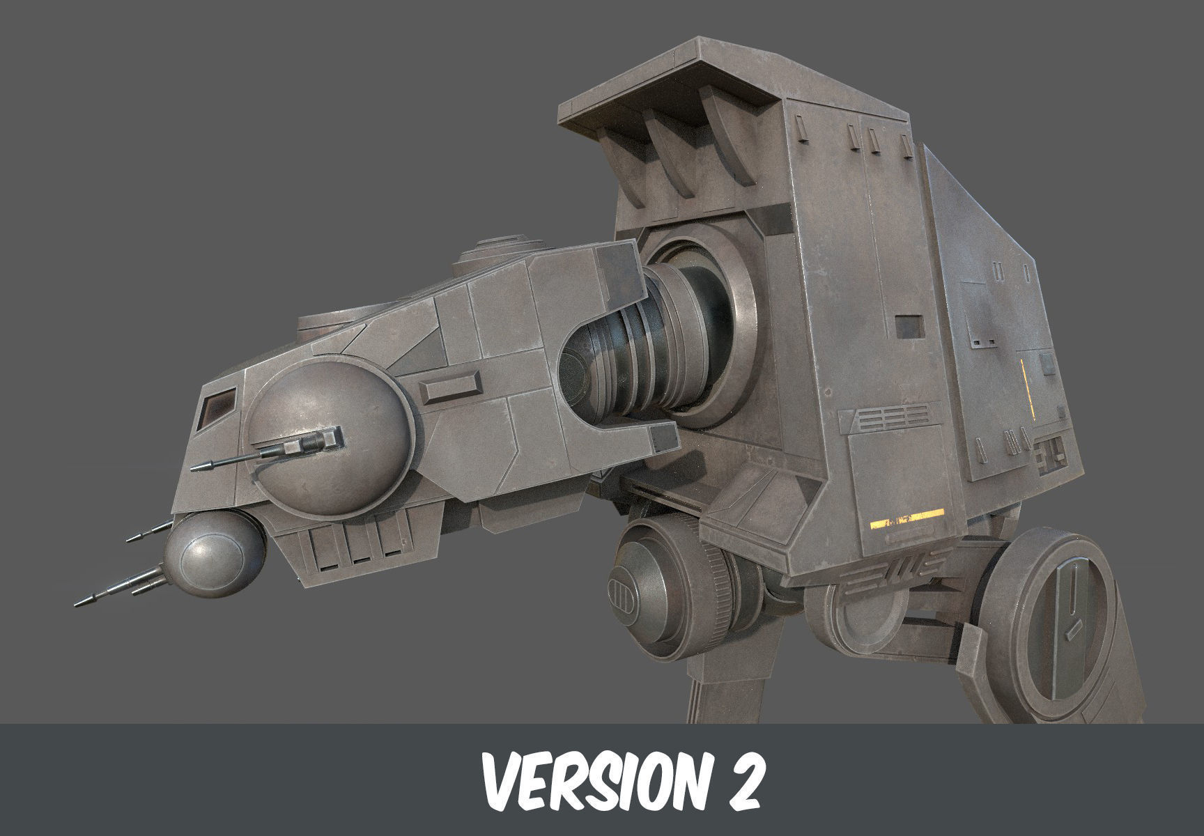 AT-UT Walker Low-poly 3D model_30