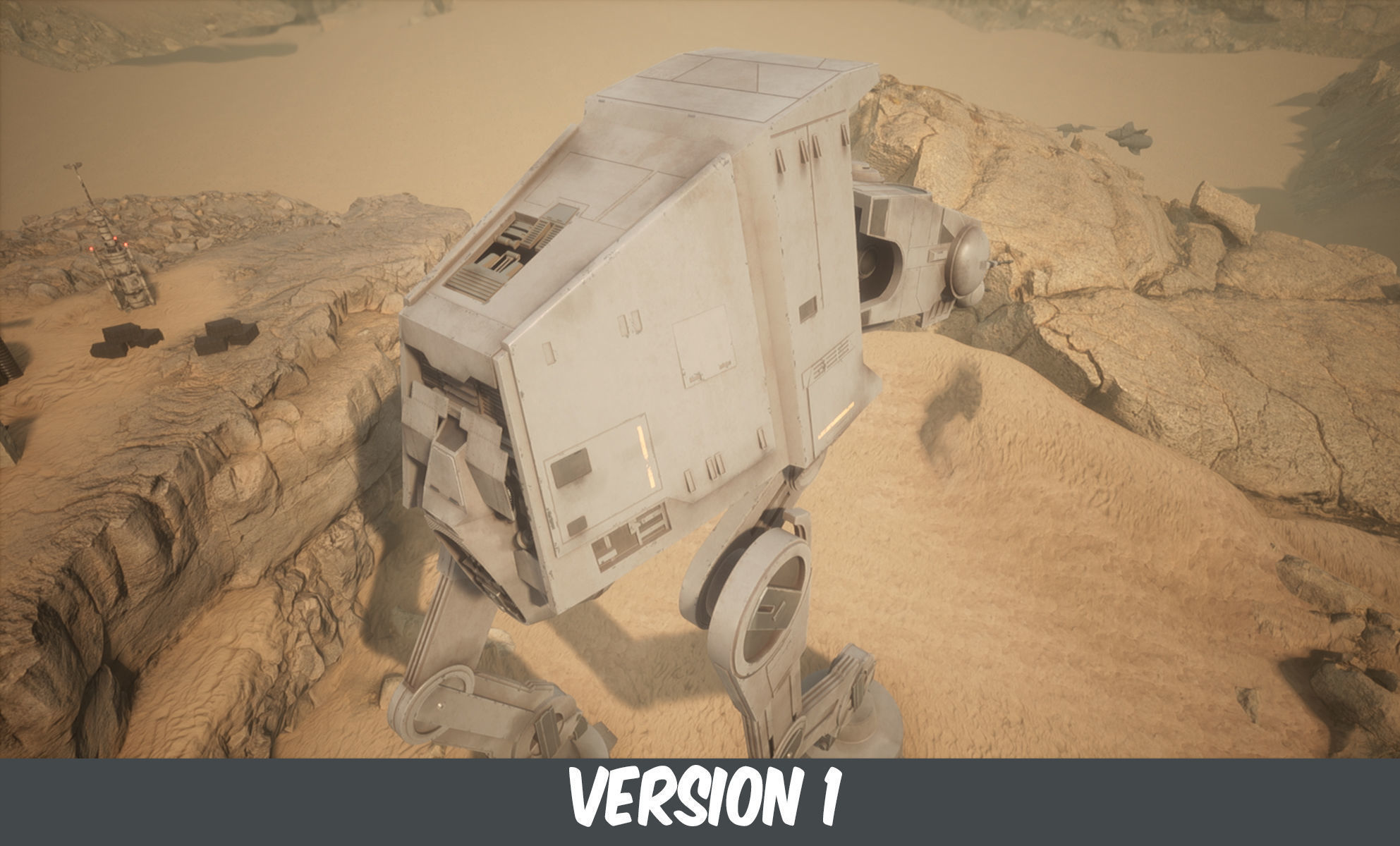 AT-UT Walker Low-poly 3D model_6