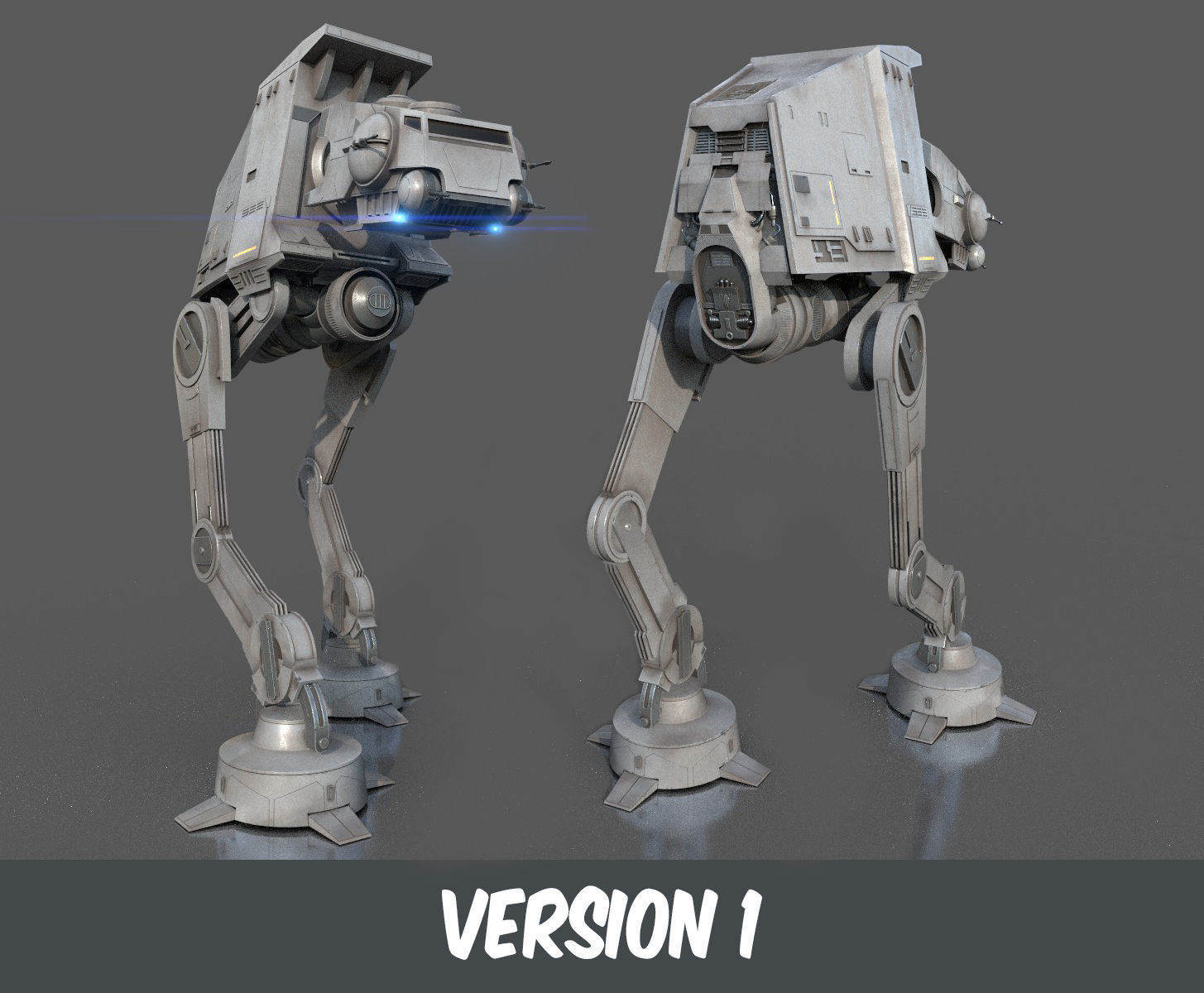 AT-UT Walker Low-poly 3D model_19