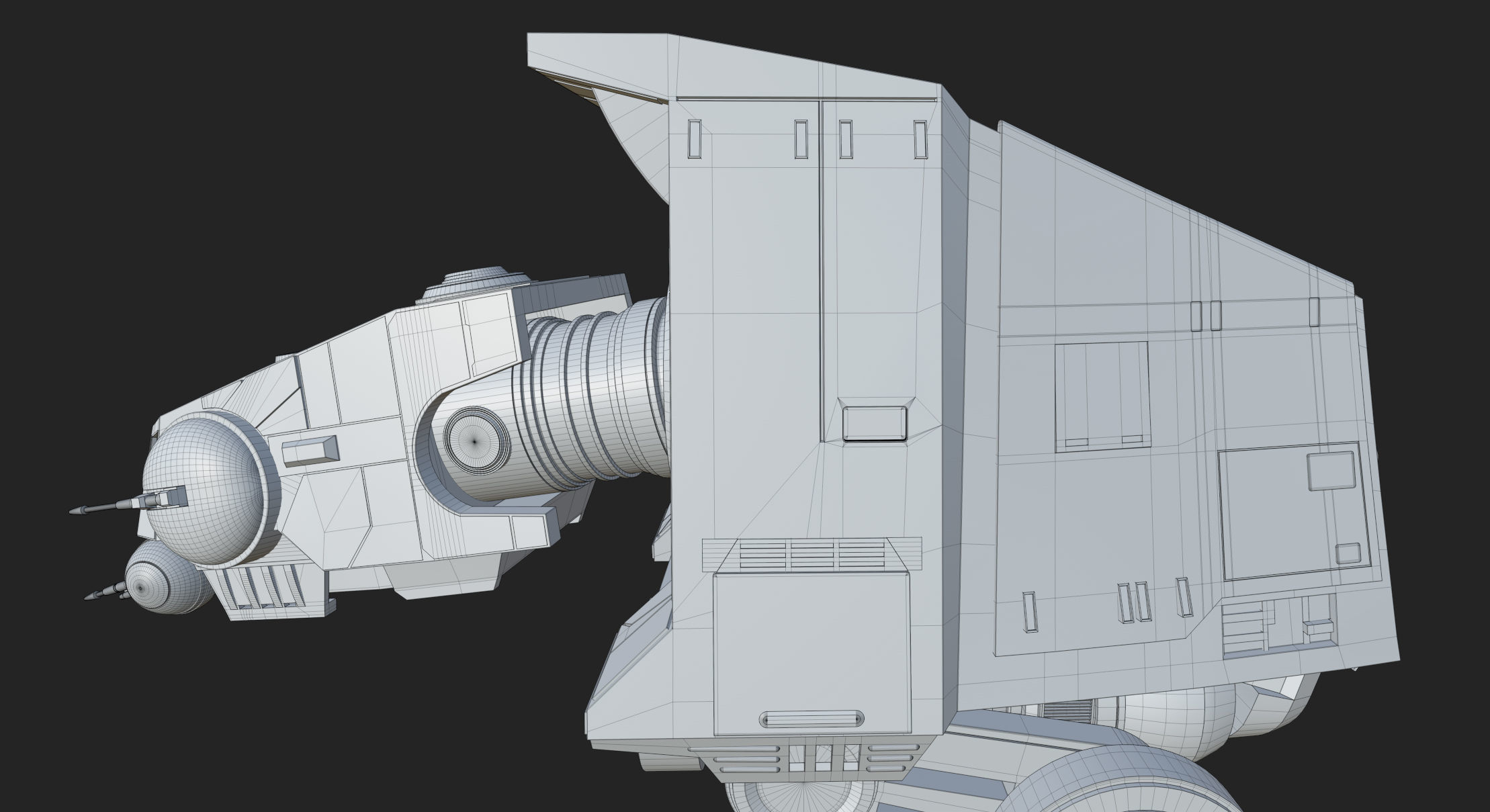AT-UT Walker Low-poly 3D model_36