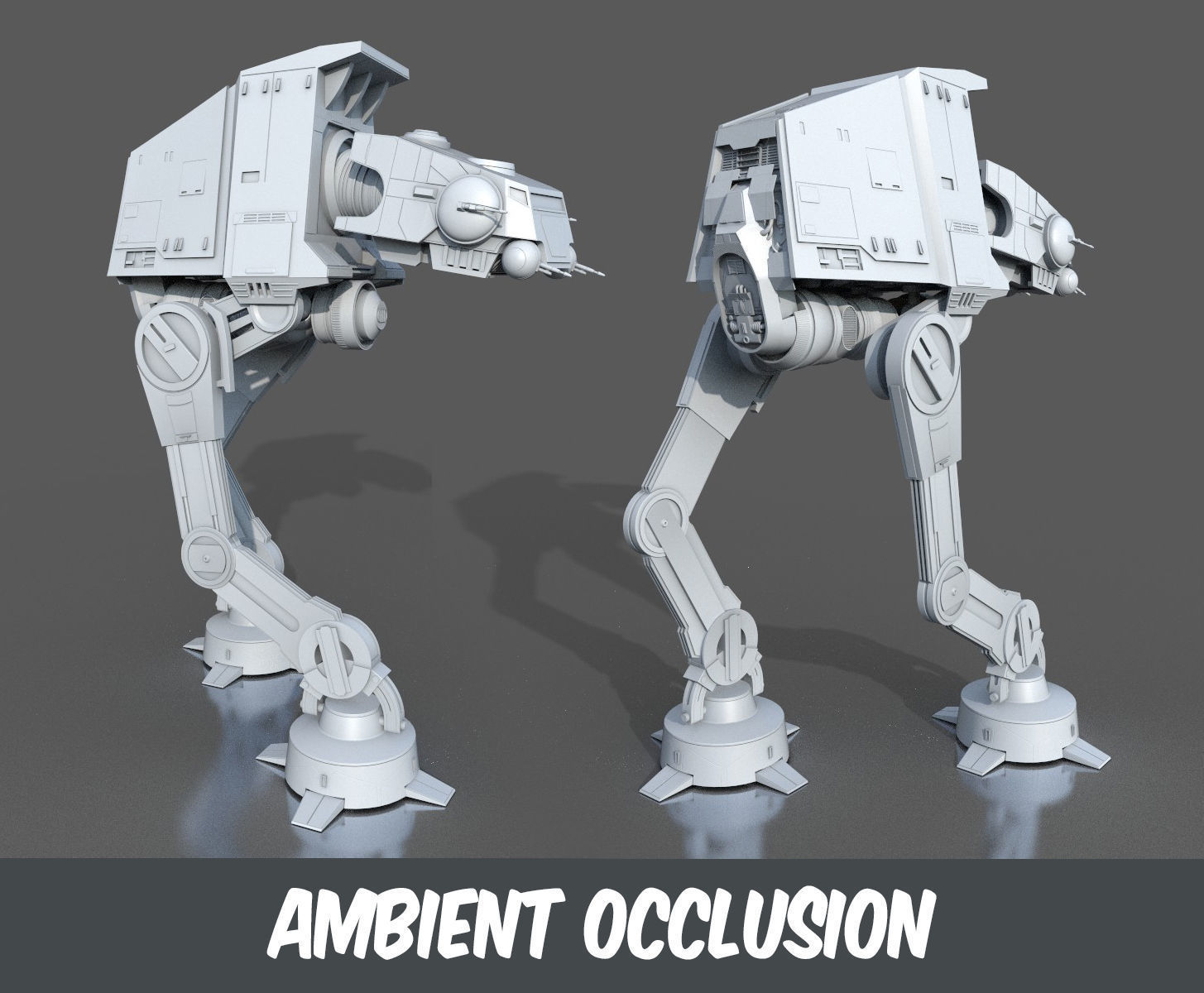 AT-UT Walker Low-poly 3D model_16