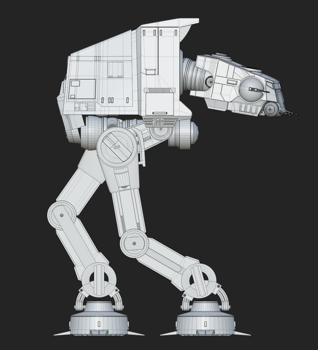 AT-UT Walker Low-poly 3D model_31