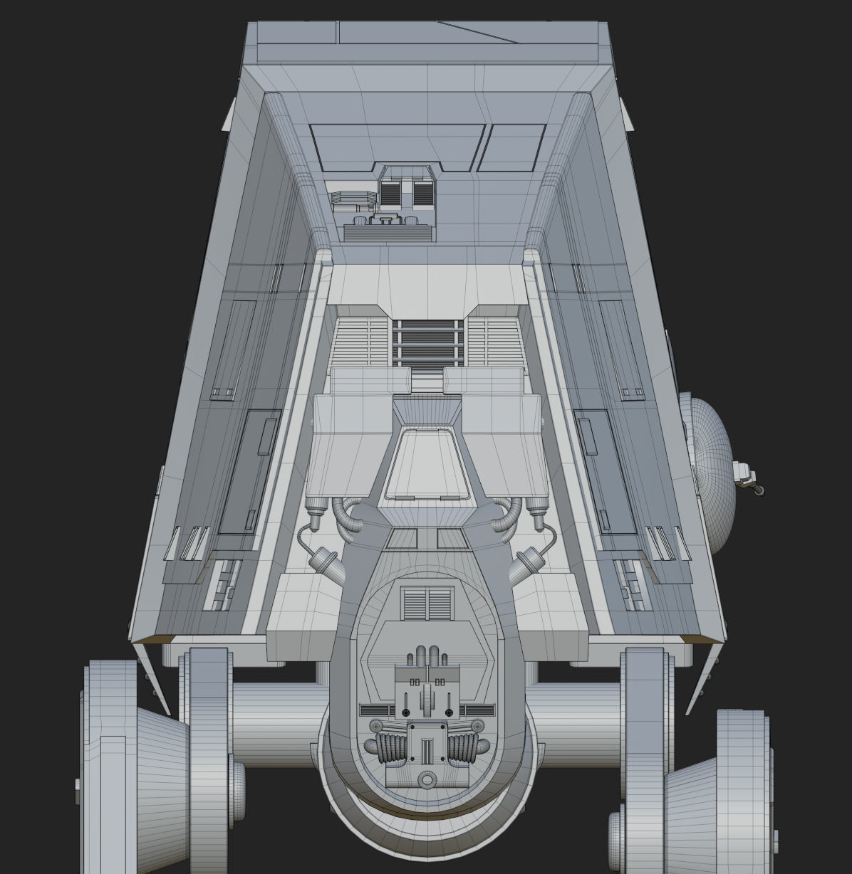 AT-UT Walker Low-poly 3D model_39