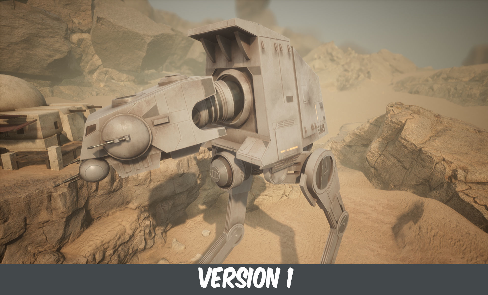 AT-UT Walker Low-poly 3D model_5
