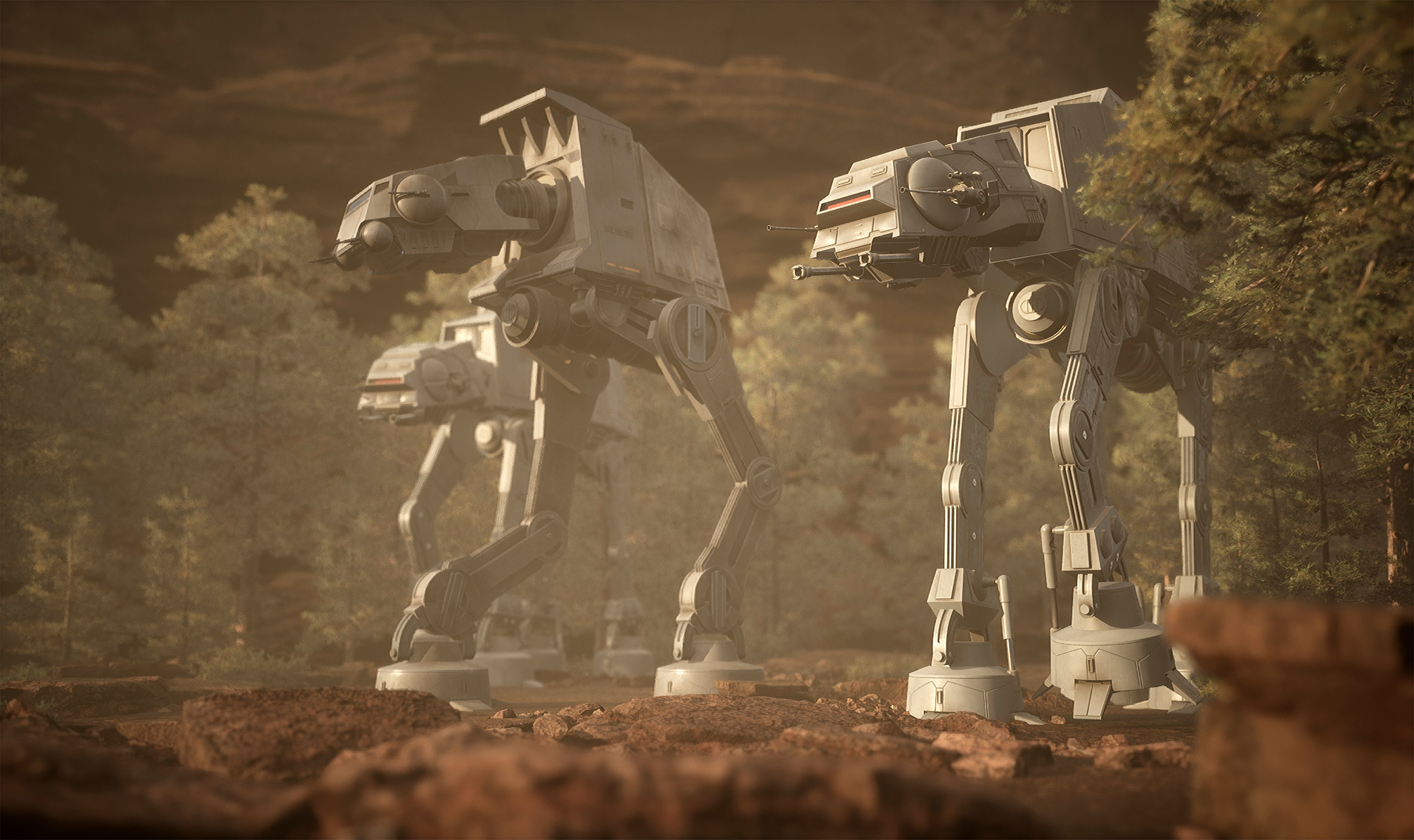 AT-UT Walker Low-poly 3D model_14