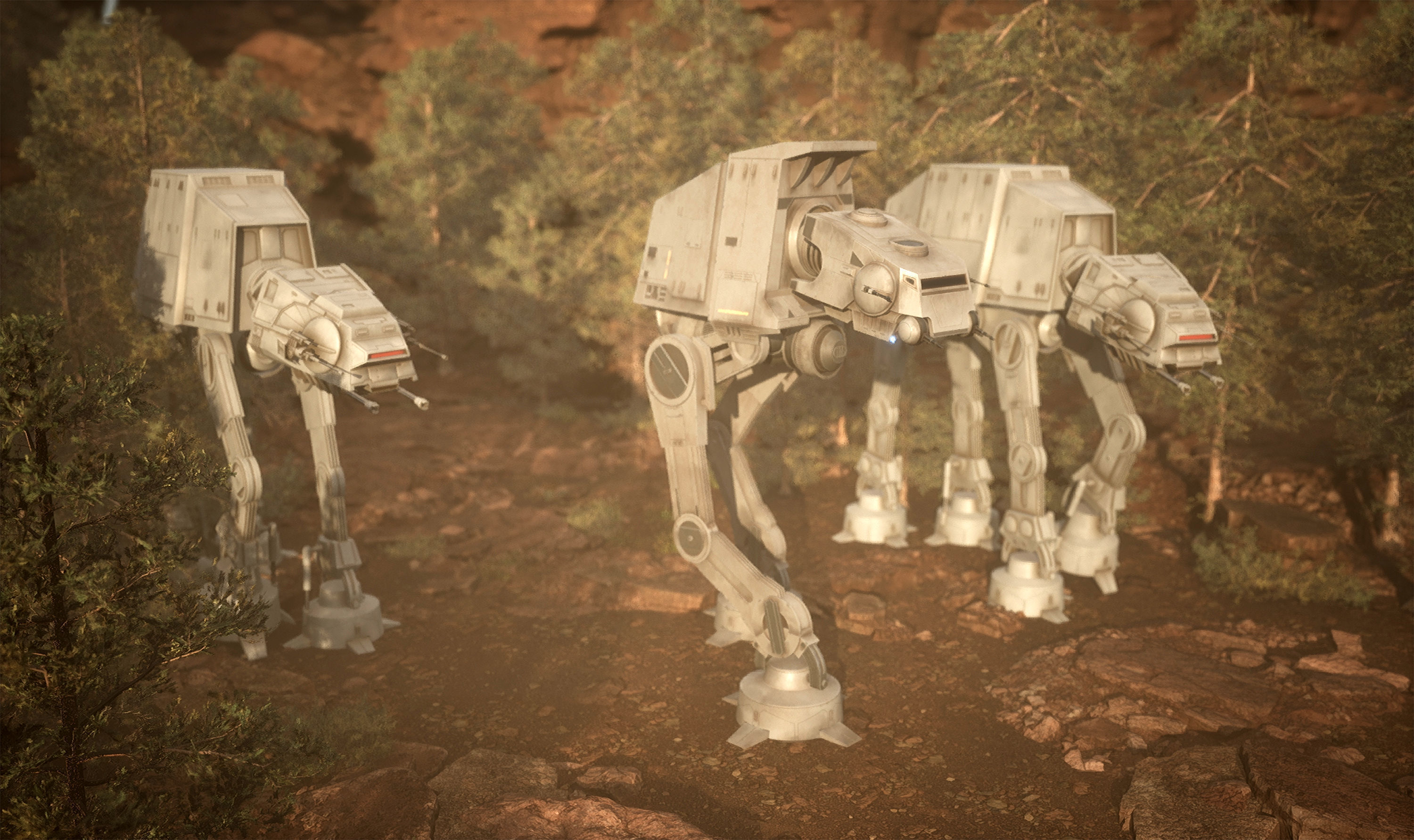 AT-UT Walker Low-poly 3D model_11