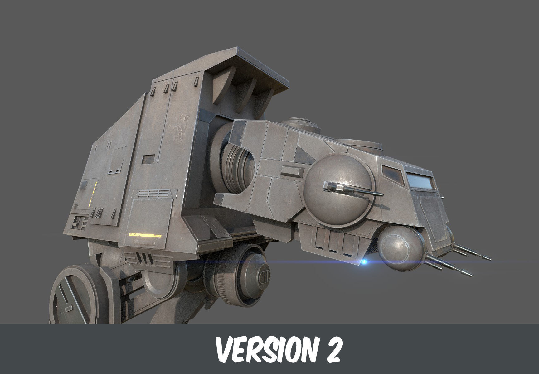AT-UT Walker Low-poly 3D model_27