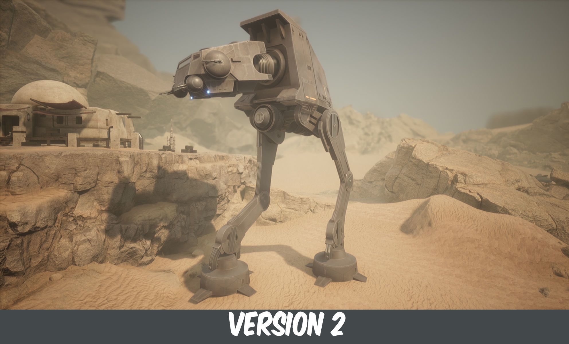 AT-UT Walker Low-poly 3D model_10