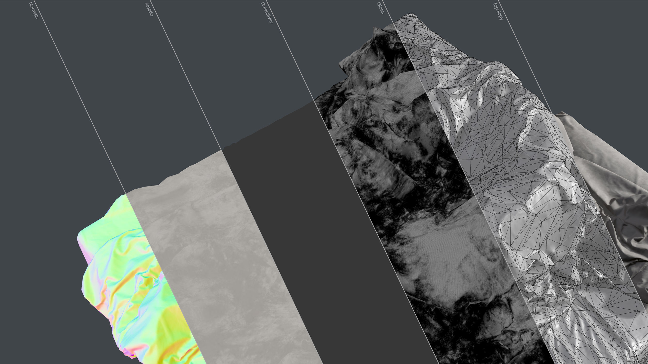 Double Bed with Sleeping Person Low-Poly Low-poly 3D model_8