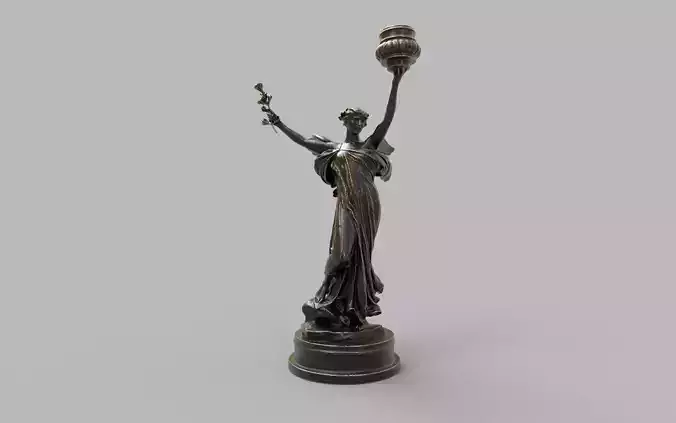 candle holder statue 