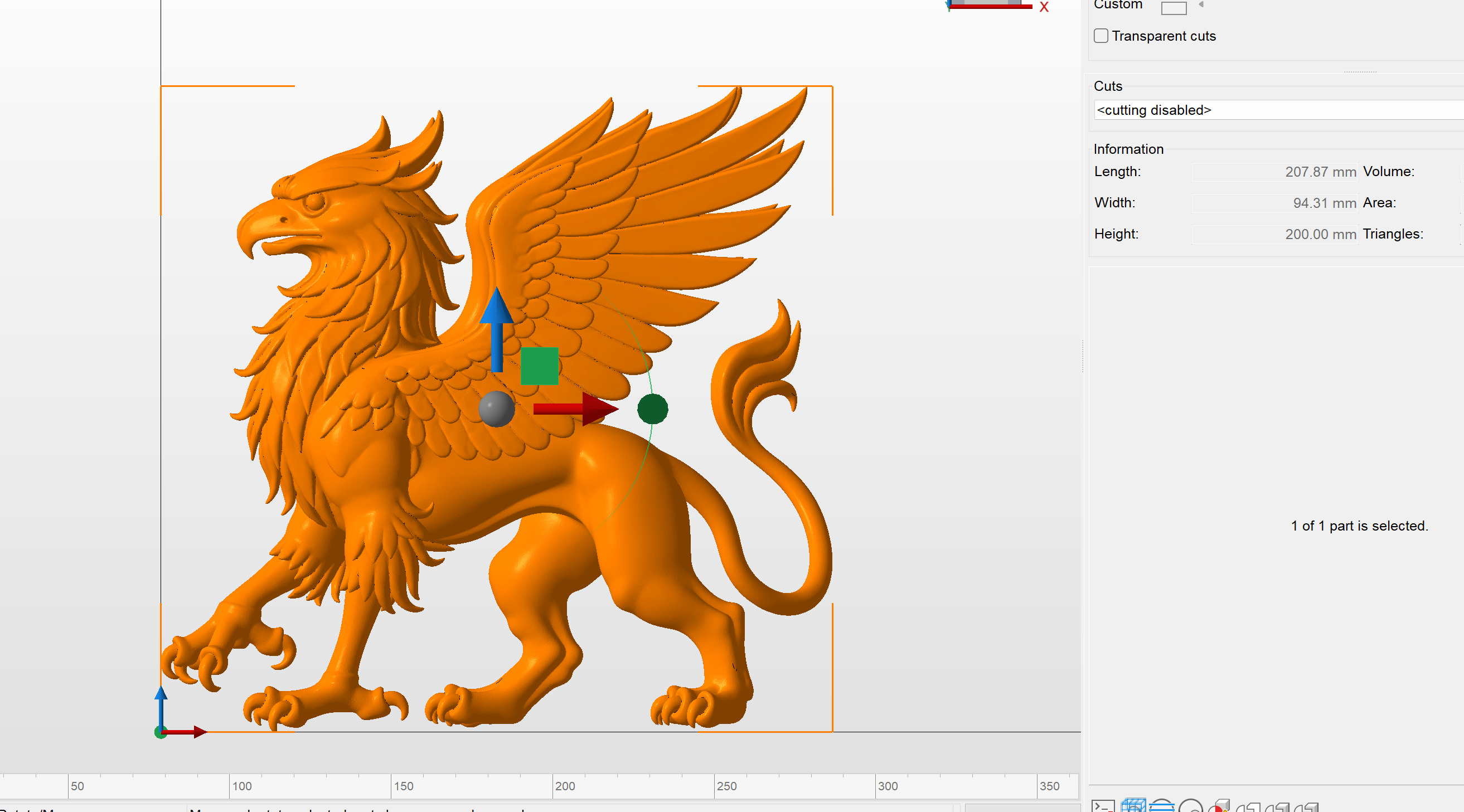 Griffin Gryphon Griffon 3D print model_5