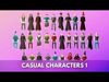 Low Poly Stylized Characters Pack 1 Low-poly 3D model_1