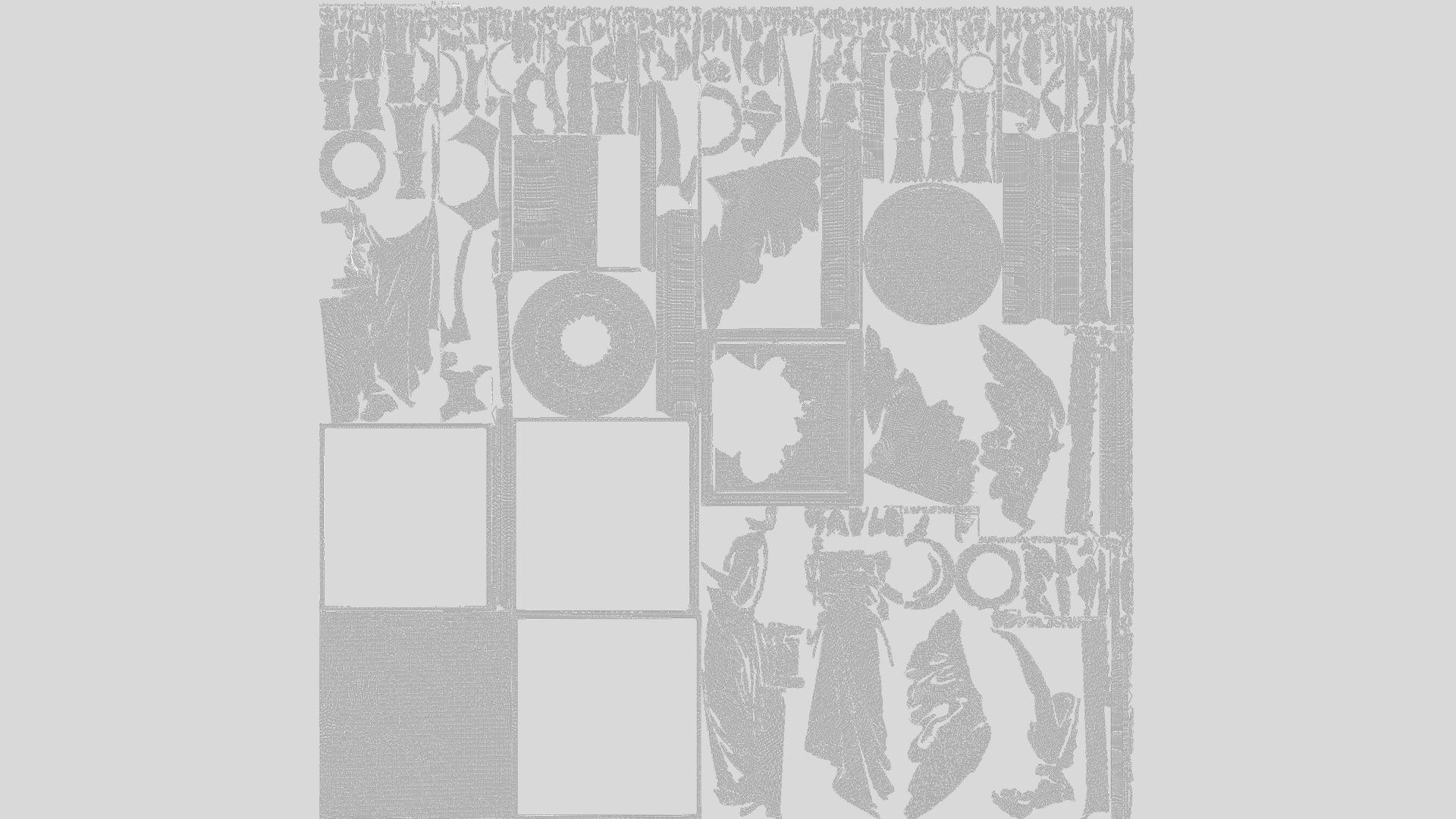 church candle holder statue   3D model_6