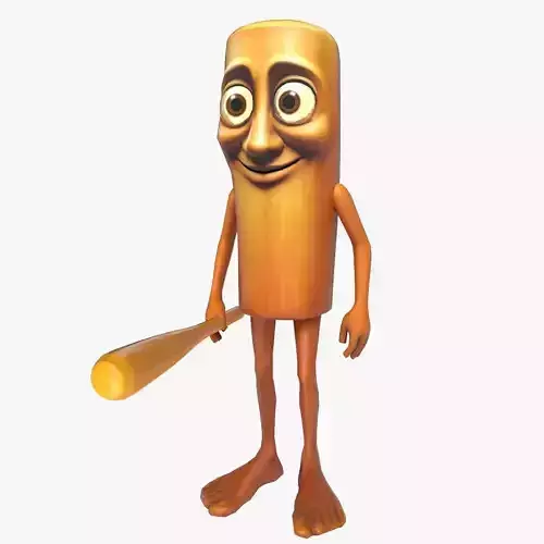 tung tung tung sahur 3d model