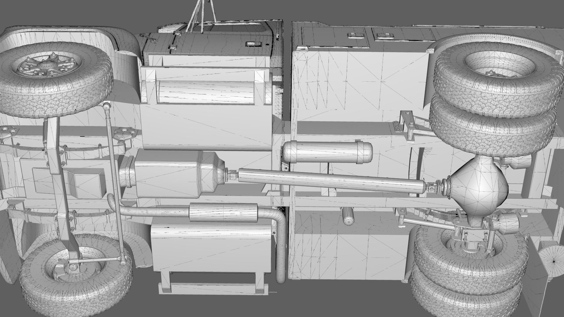 L9000 Single Axle Tow Truck  with Holmes 750 Wrecker 3D model_20