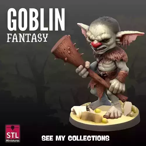 Savage Goblin STL File for 3D Printing
