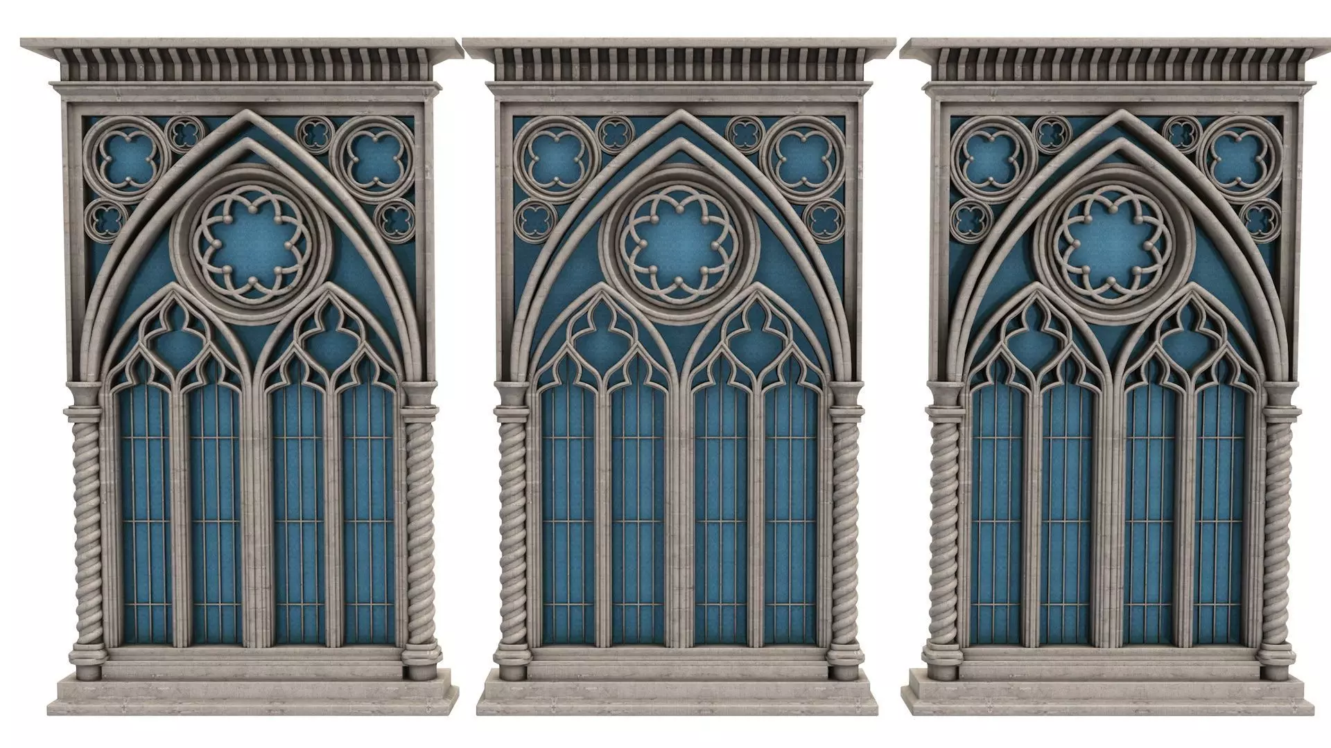 Gothic Window 3D model