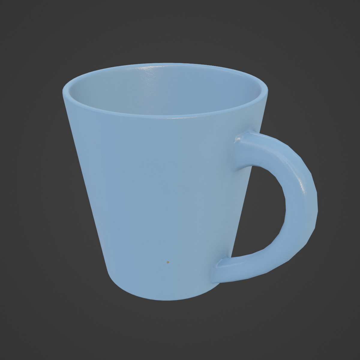 Coffee Mug 06 Low-poly 3D model_6