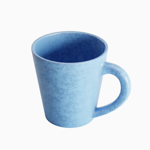 Coffee Mug 06 Low-poly 3D model