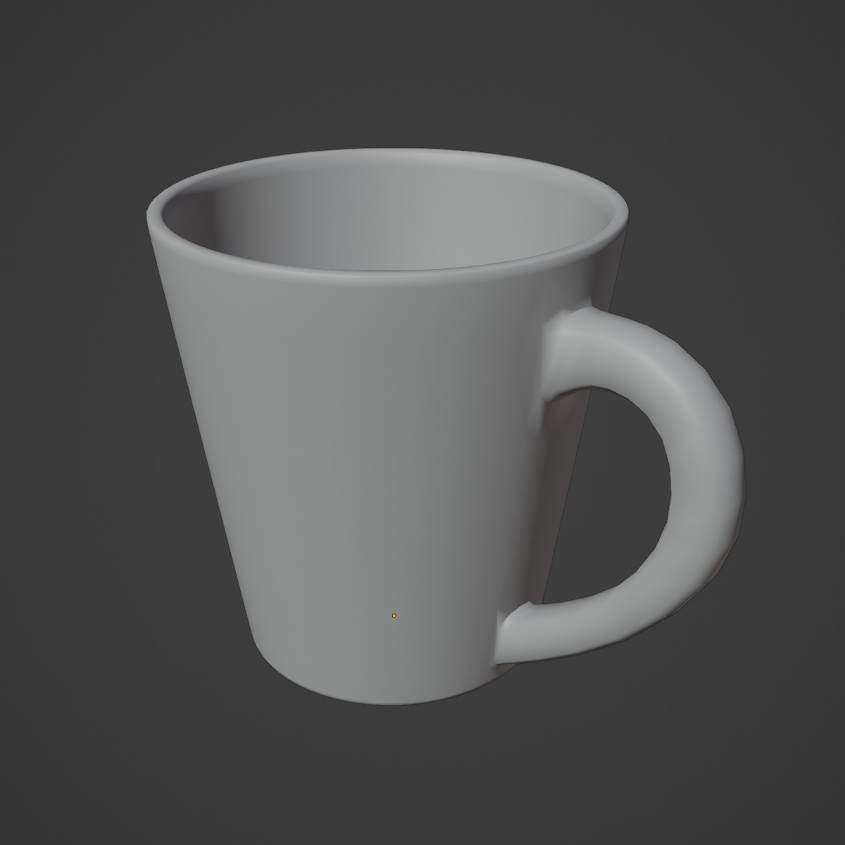 Coffee Mug 06 Low-poly 3D model_9