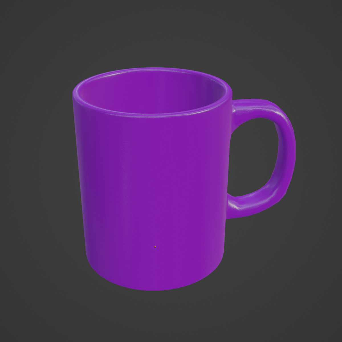 Coffee Mug B 06 Low-poly 3D model_6