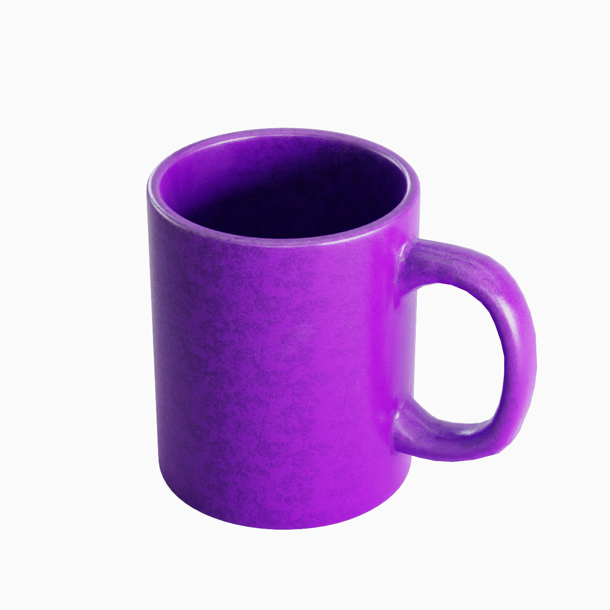 Coffee Mug B 06 Low-poly 3D model_3