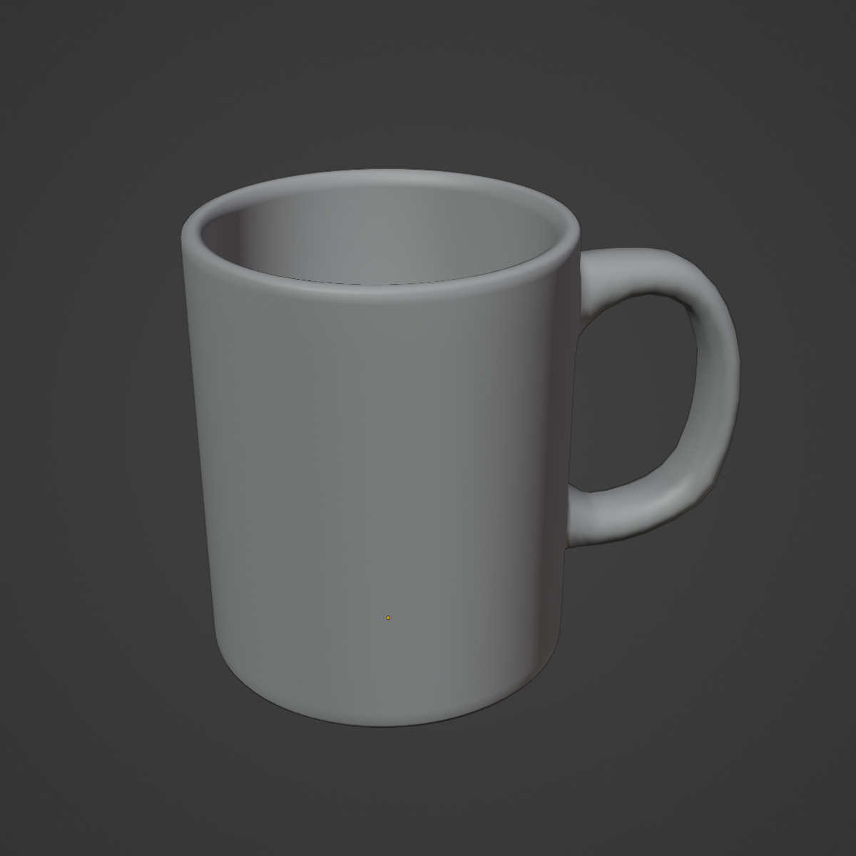 Coffee Mug B 06 Low-poly 3D model_9