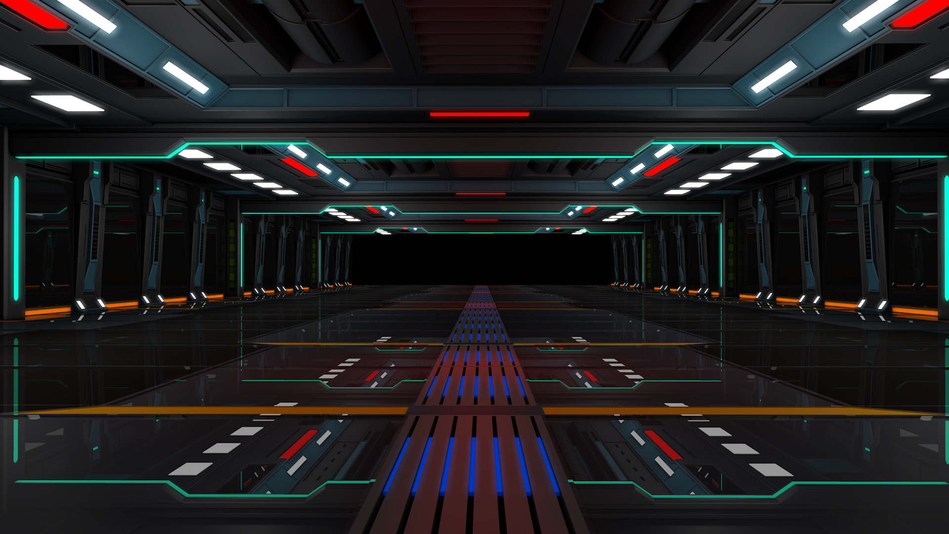 Sci Fi Interior 3D model_10