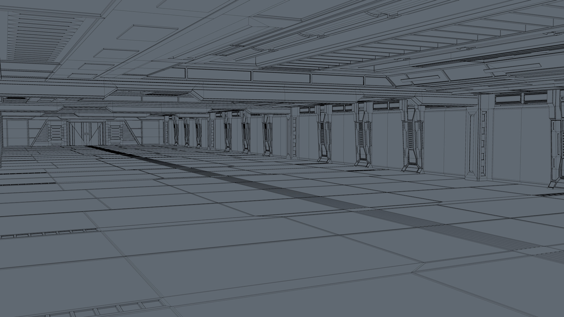 Sci Fi Interior 3D model_14