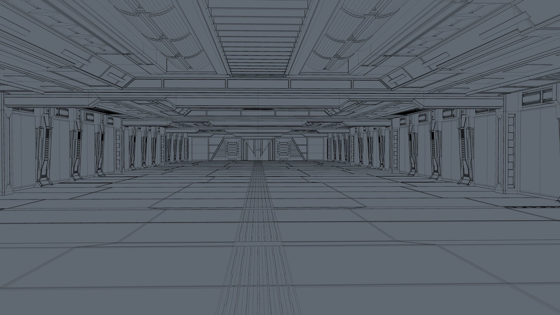 Sci Fi Interior 3D model_13