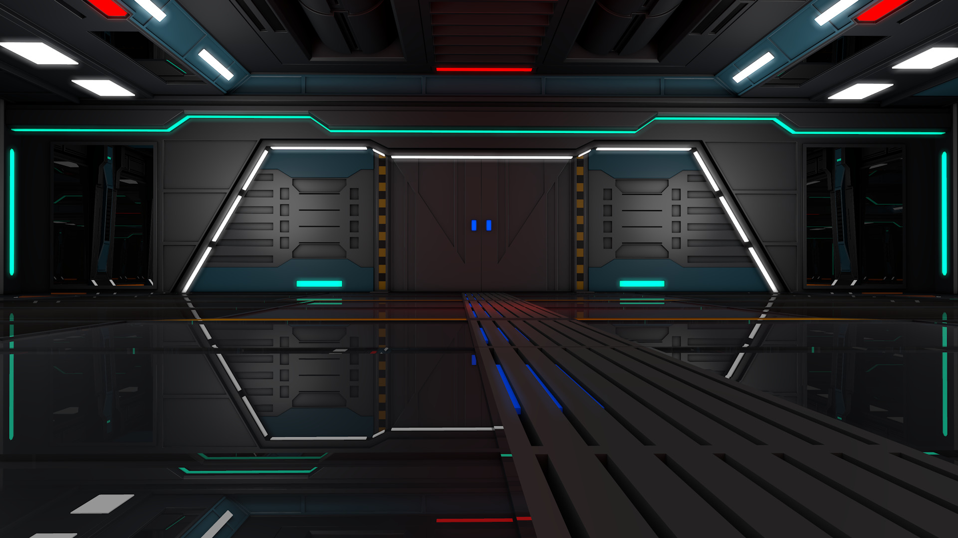 Sci Fi Interior 3D model_9