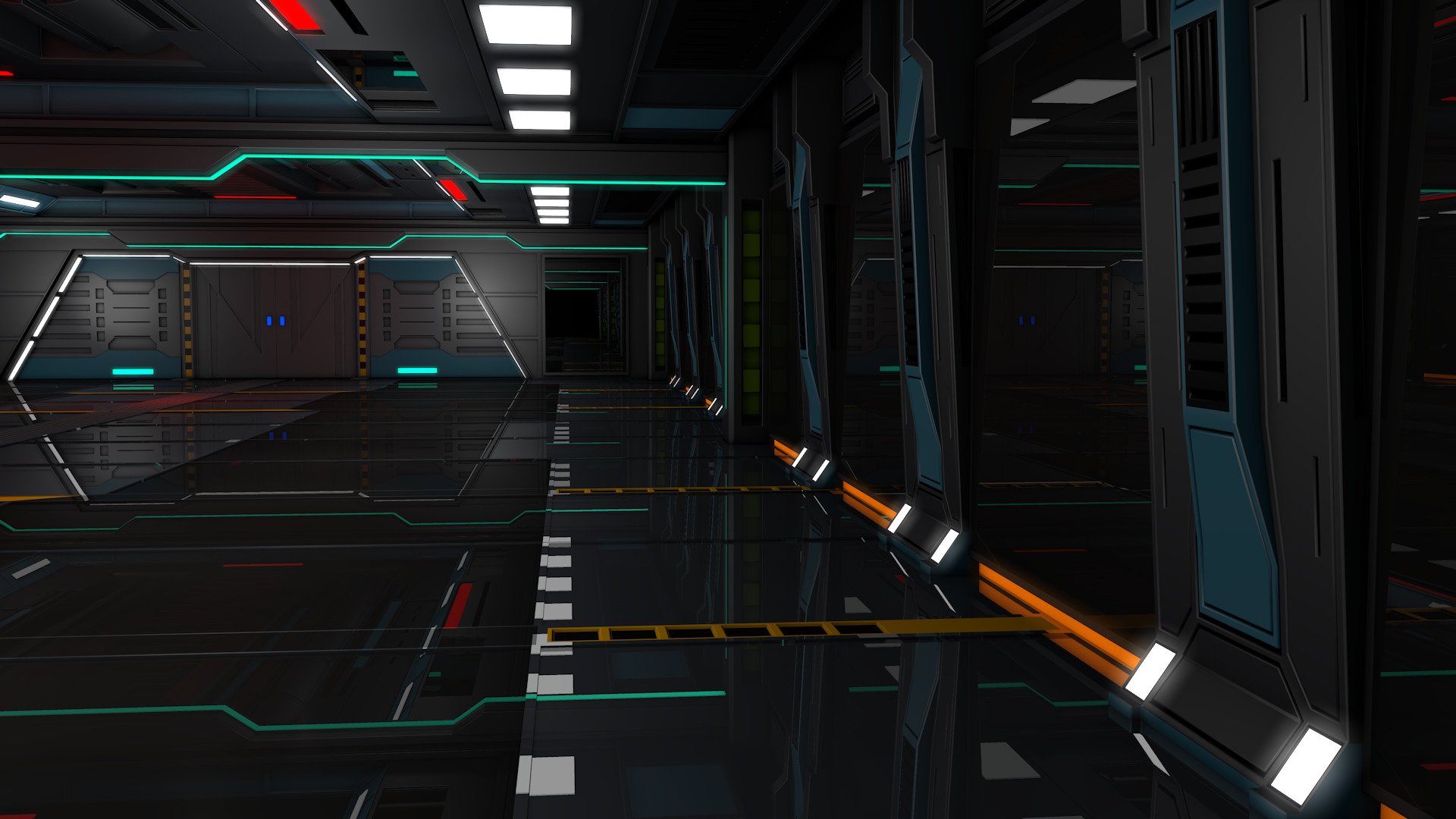 Sci Fi Interior 3D model_6