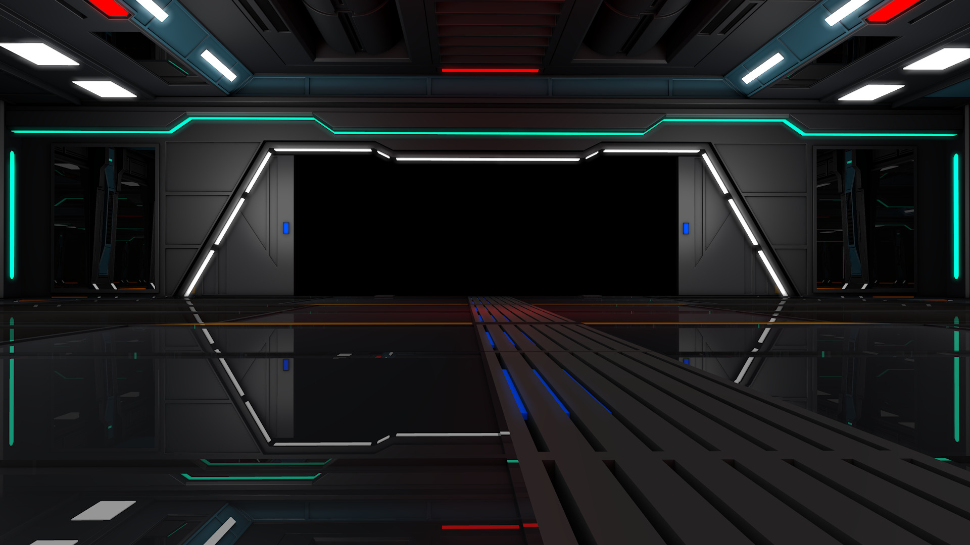 Sci Fi Interior 3D model_8