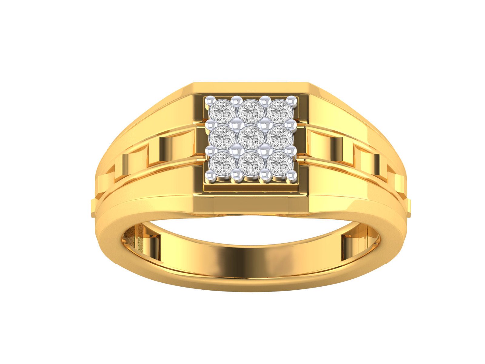 Mens Ring Render 3dm STL OBJ FBX MTLDetails 3D print model_13