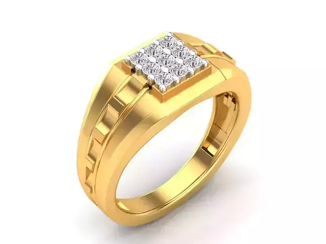 Mens Ring Render 3dm STL OBJ FBX MTLDetails