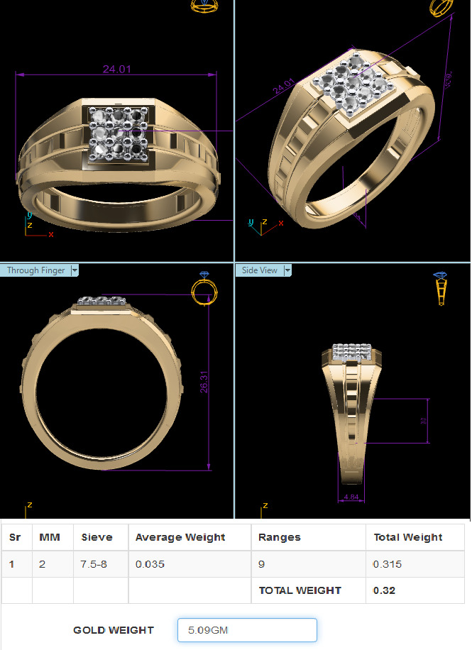 Mens Ring Render 3dm STL OBJ FBX MTLDetails 3D print model_18